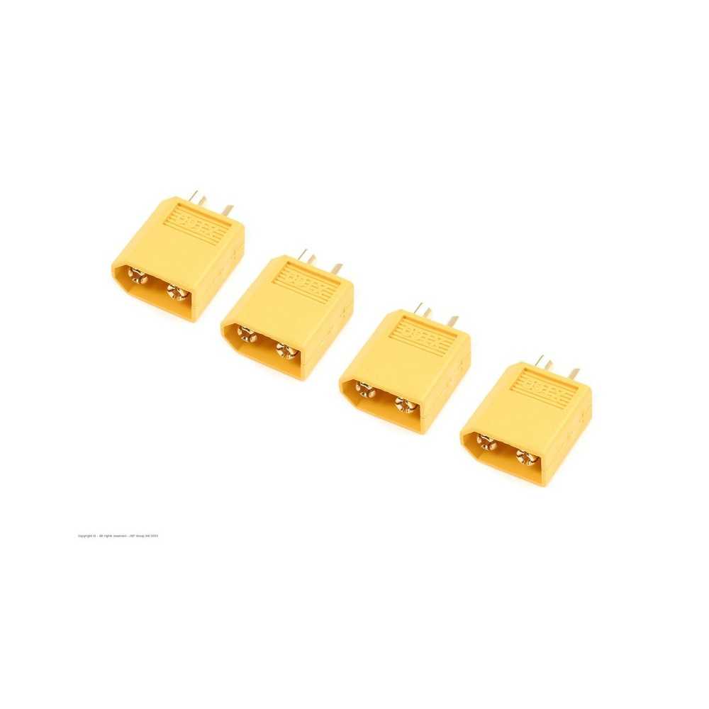 Revtec - Connector - XT-60 - Gold Plated - Female - 4 pcs GF-1003-003 Revtec - Connector - XT-60 - Gold Plated - Female - 4 pcs GF-1003-003