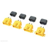 Revtec - Connector - XT-60L - w/ Cap - Gold Plated - Female - 4 pcs GF-1041-003