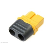 Revtec - Connector - XT-60L - w/ Cap - Gold Plated - Male - 4 pcs GF-1041-002