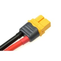 Revtec - Connector - XT-60L - w/ Cap - Gold Plated - Male - 4 pcs GF-1041-002