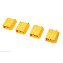 Revtec - Connector - XT-60PB - Gold Plated - Female - 4 pcs GF-1042-003