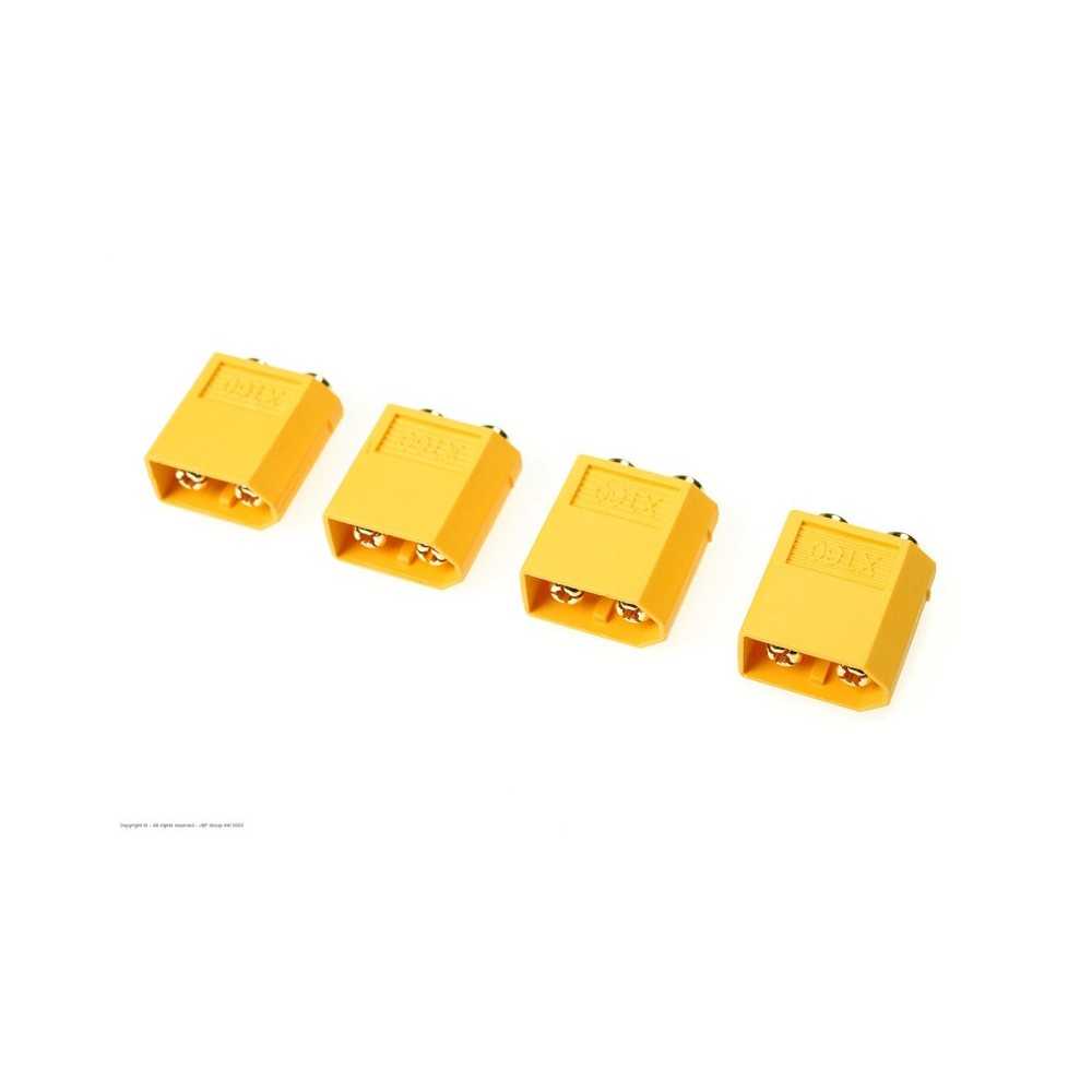 Revtec - Connector - XT-60PB - Gold Plated - Female - 4 pcs GF-1042-003 Revtec - Connector - XT-60PB - Gold Plated - Female - 4 pcs GF-1042-003