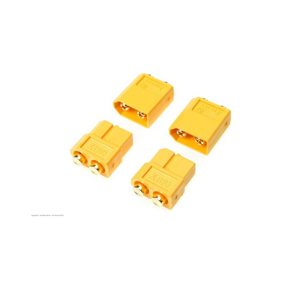 Revtec - Connector - XT-60PB - Gold Plated - Male + Female - 2 pairs GF-1042-001 Revtec - Connector - XT-60PB - Gold Plated - Male + Female - 2 pairs GF-1042-001