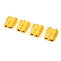 Revtec - Connector - XT-60PB - Gold Plated - Male - 4 pcs GF-1042-002