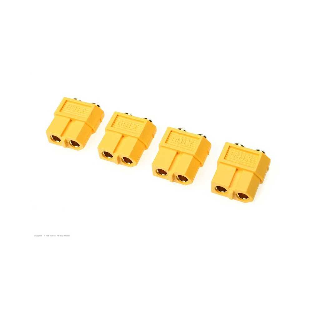 Revtec - Connector - XT-60PB - Gold Plated - Male - 4 pcs GF-1042-002 Revtec - Connector - XT-60PB - Gold Plated - Male - 4 pcs GF-1042-002