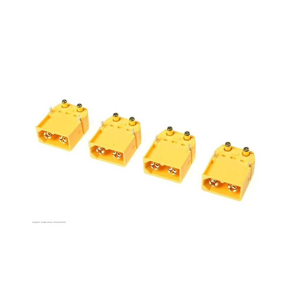 Revtec - Connector - XT-60PW - Gold Plated - Female - 4 pcs GF-1043-003 Revtec - Connector - XT-60PW - Gold Plated - Female - 4 pcs GF-1043-003