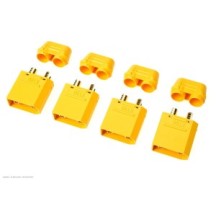 Revtec - Connector - XT-90H - w/ Cap - Gold Plated - Female - 4 pcs GF-1053-003