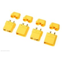 Revtec - Connector - XT-90H - w/ Cap - Gold Plated - Male + Female - 2 pairs GF-1053-001