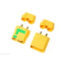 Revtec - Connector - XT-90S - Anti Spark - w/ Cap - Gold Plated - Male + Female - 1 pair GF-1054-001