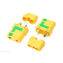 Revtec - Connector - XT-90S - Anti Spark - w/ Cap - Gold Plated - Male - 2 pcs GF-1054-002