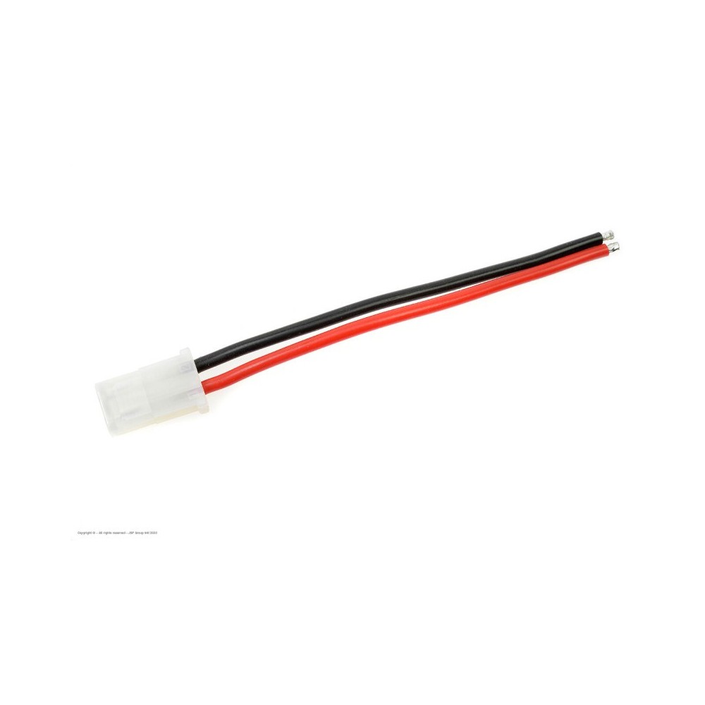 Revtec - Connector w/ Lead - AMP - Gold Plated - Male Plug - 16AWG Silicone Wire - 10cm - 1 pc GF-1074-002