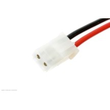 Revtec - Connector w/ Lead - AMP - Gold Plated - Male Plug - 16AWG Silicone Wire - 10cm - 1 pc GF-1074-002