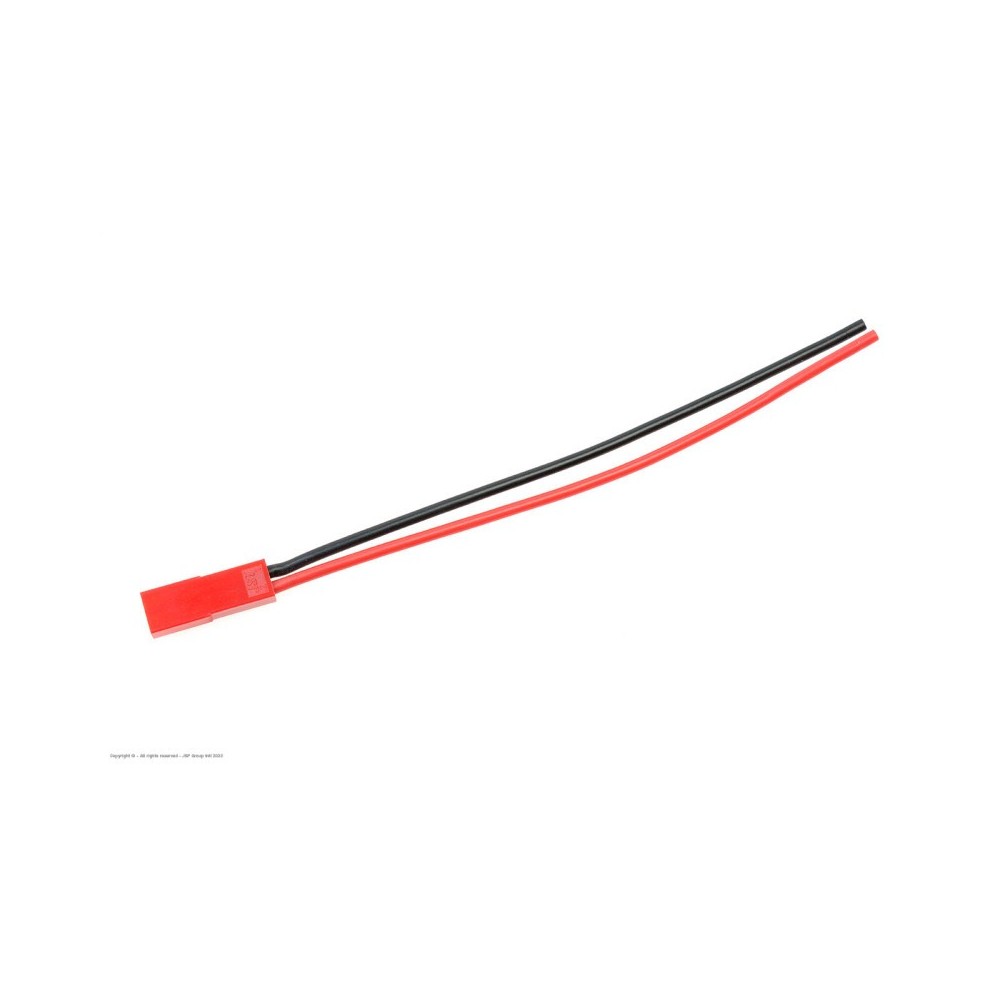 Revtec - Connector w/ Lead - BEC - Gold Plated - Female Socket - 20AWG Silicone Wire - 12cm - 1 pc GF-1075-003