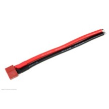 Revtec - Connector w/ Lead - Deans - Gold Plated - Female Socket - 12AWG Silicone Wire - 10cm - 1 pc Berkenweg 13, 3945 Ham