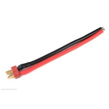 Revtec - Connector w/ Lead - Deans - Gold Plated - Male Plug - 12AWG Silicone Wire - 10cm - 1 pc GF-1070-004