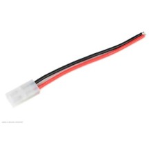Revtec - Connector w/ Lead - Mini Tamiya - Gold Plated - Female Socket - 16AWG Silicone Wire - 12cm - 1 pc GF-1072-005