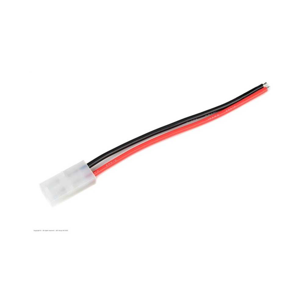 Revtec - Connector w/ Lead - Mini Tamiya - Gold Plated - Female Socket - 16AWG Silicone Wire - 12cm - 1 pc GF-1072-005