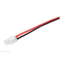 Revtec - Connector w/ Lead - Mini Tamiya - Gold Plated - Male Plug - 16AWG Silicone Wire - 12cm - 1 pc GF-1072-004