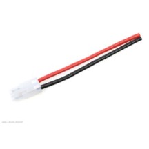 Revtec - Connector w/ Lead - Tamiya - Gold Plated - Male Plug - 14AWG Silicone Wire - 12cm - 1 pc GF-1073-004