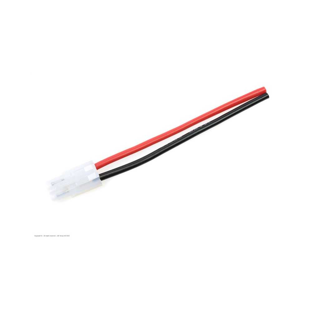 Revtec - Connector w/ Lead - Tamiya - Gold Plated - Male Plug - 14AWG Silicone Wire - 12cm - 1 pc GF-1073-004