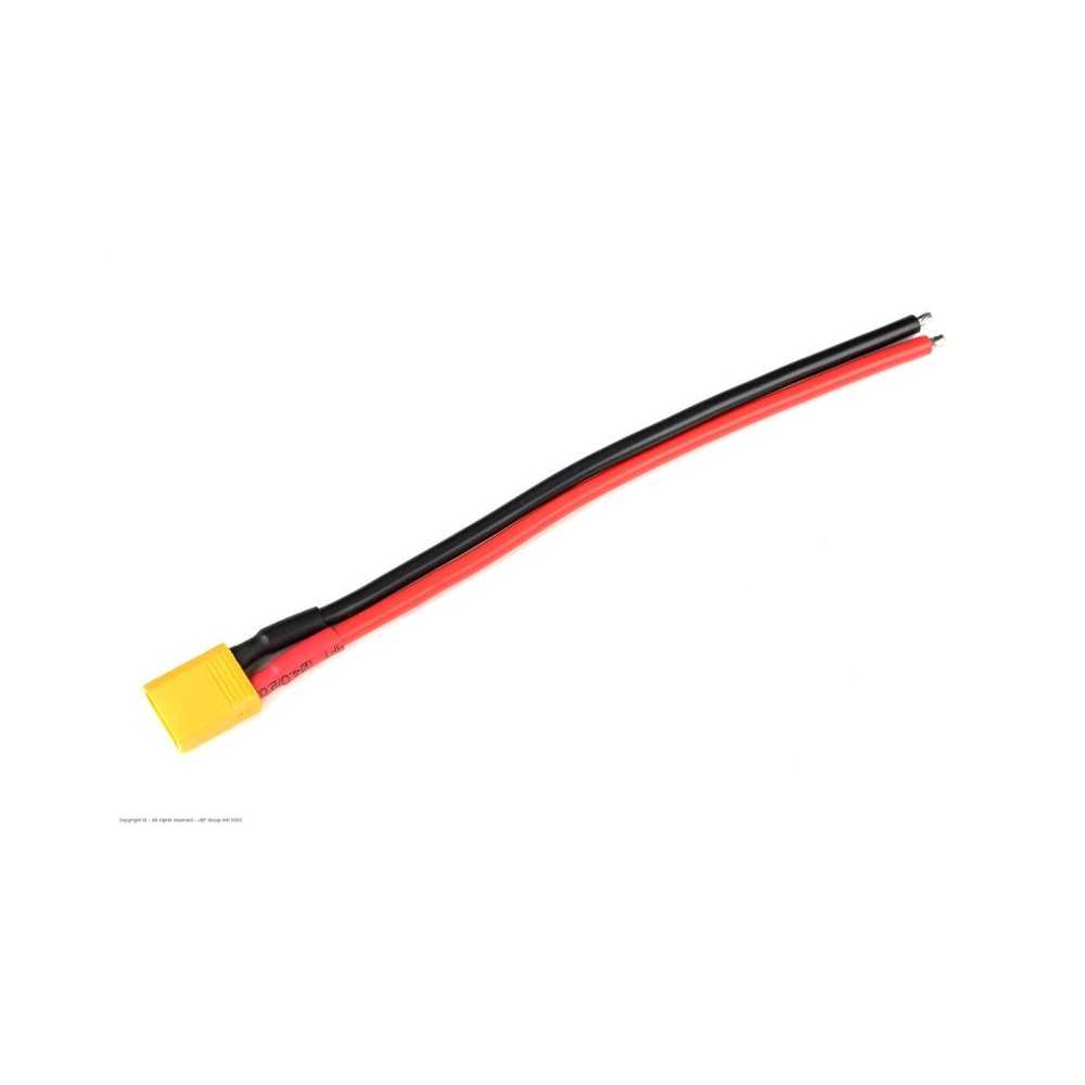 Revtec - Connector w/ Lead - XT-30 - Gold Plated - Female Socket - 16AWG Silicone Wire - 12cm - 1 pc GF-1079-002