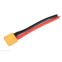 Revtec - Connector w/ Lead - XT-90 - Gold Plated - Female Socket - 10AWG Silicone Wire - 12cm - 1 pc GF-1082-002