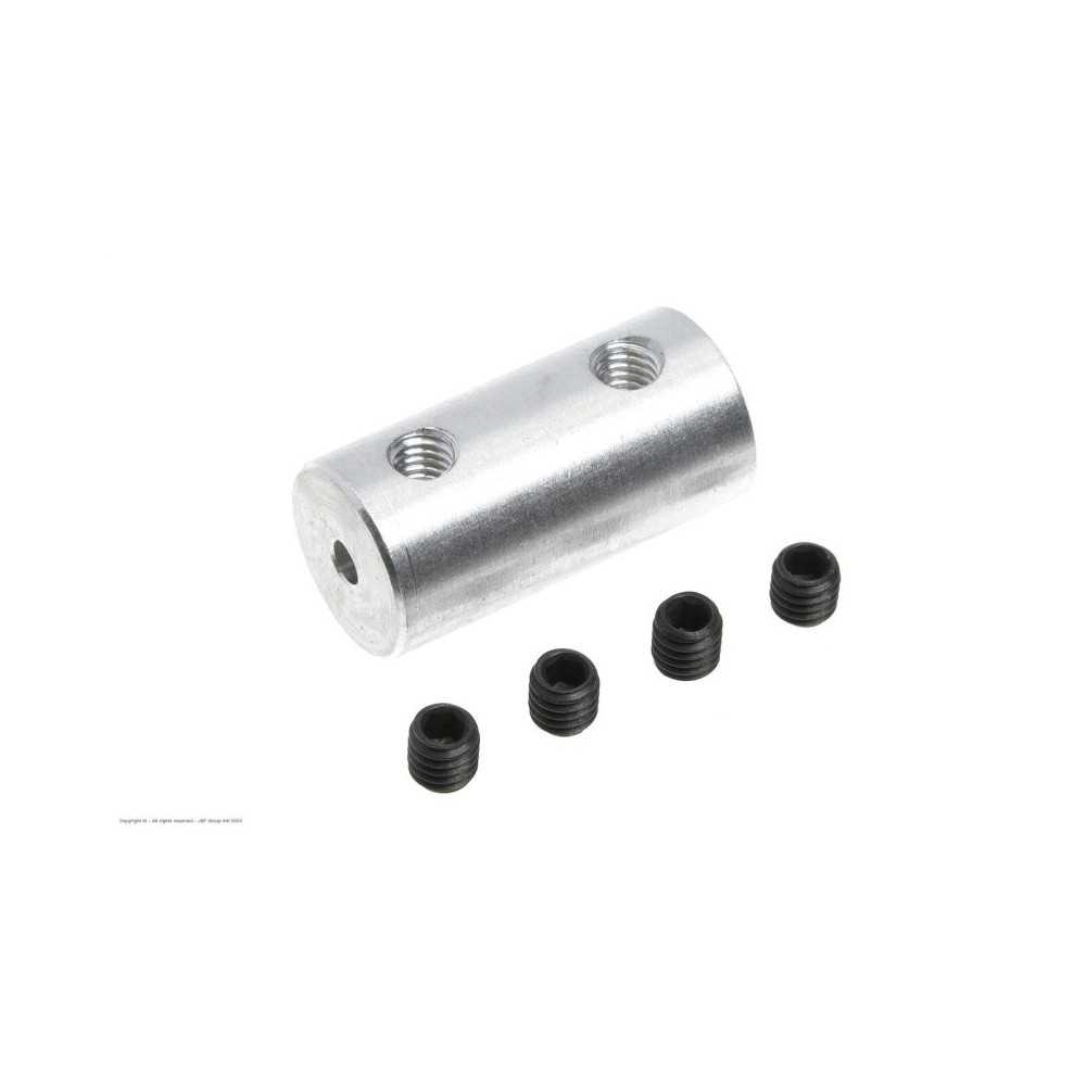 Revtec - Direct Shaft Coupling - Shaft Dia. 2/2mm - OD 9mm - 1 pc GF-4005-001 Revtec - Direct Shaft Coupling - Shaft Dia. 2/2mm - OD 9mm - 1 pc GF-4005-001