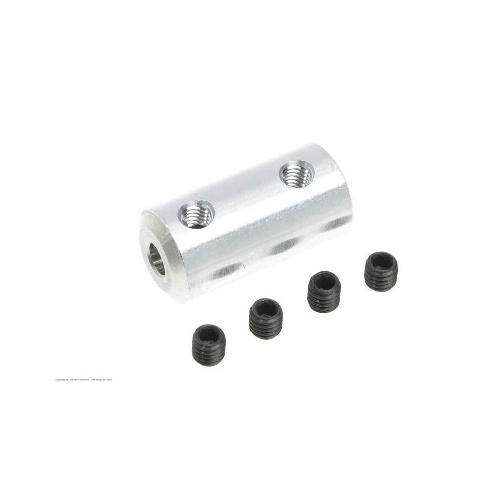 Revtec - Direct Shaft Coupling - Shaft Dia. 3/2mm - OD 9mm - 1 pc GF-4005-005 Revtec - Direct Shaft Coupling - Shaft Dia. 3/2mm - OD 9mm - 1 pc GF-4005-005