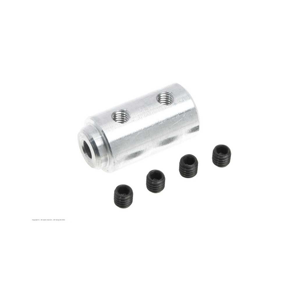 Revtec - Direct Shaft Coupling - Shaft Dia. 3/3mm - OD 9mm - 1 pc GF-4005-006 Revtec - Direct Shaft Coupling - Shaft Dia. 3/3mm - OD 9mm - 1 pc GF-4005-006