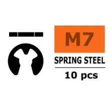 Revtec - E-Clips - 7mm - Spring Steel - 10 pcs GF-0158-009