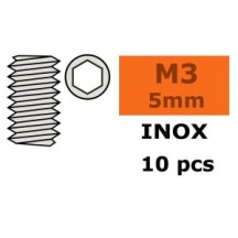 Revtec - Hex Set screw M3X5 - Inox - 10 pcs GF-0205-002