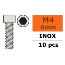 Revtec - Hex Socket Head Screw - M4X6 - Inox - 10 pcs GF-0200-013
