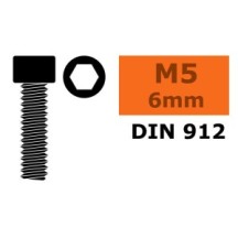 Revtec - Hex Socket Head Screw - M5X6 - Steel - 10 pcs GF-0100-033