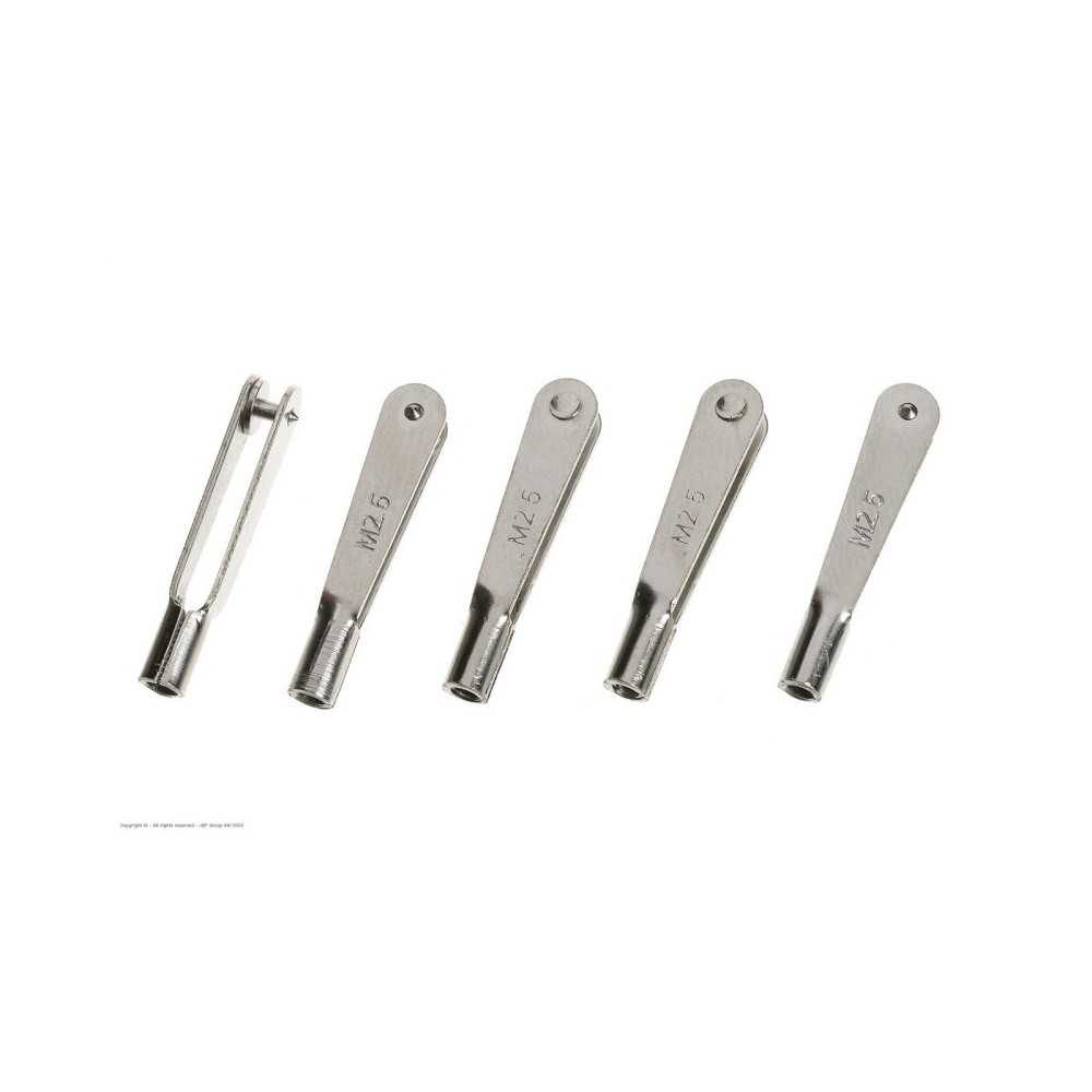 Revtec - Metal Clevis - M2.5 - 5 pcs GF-2109-002 Revtec - Metal Clevis - M2.5 - 5 pcs GF-2109-002