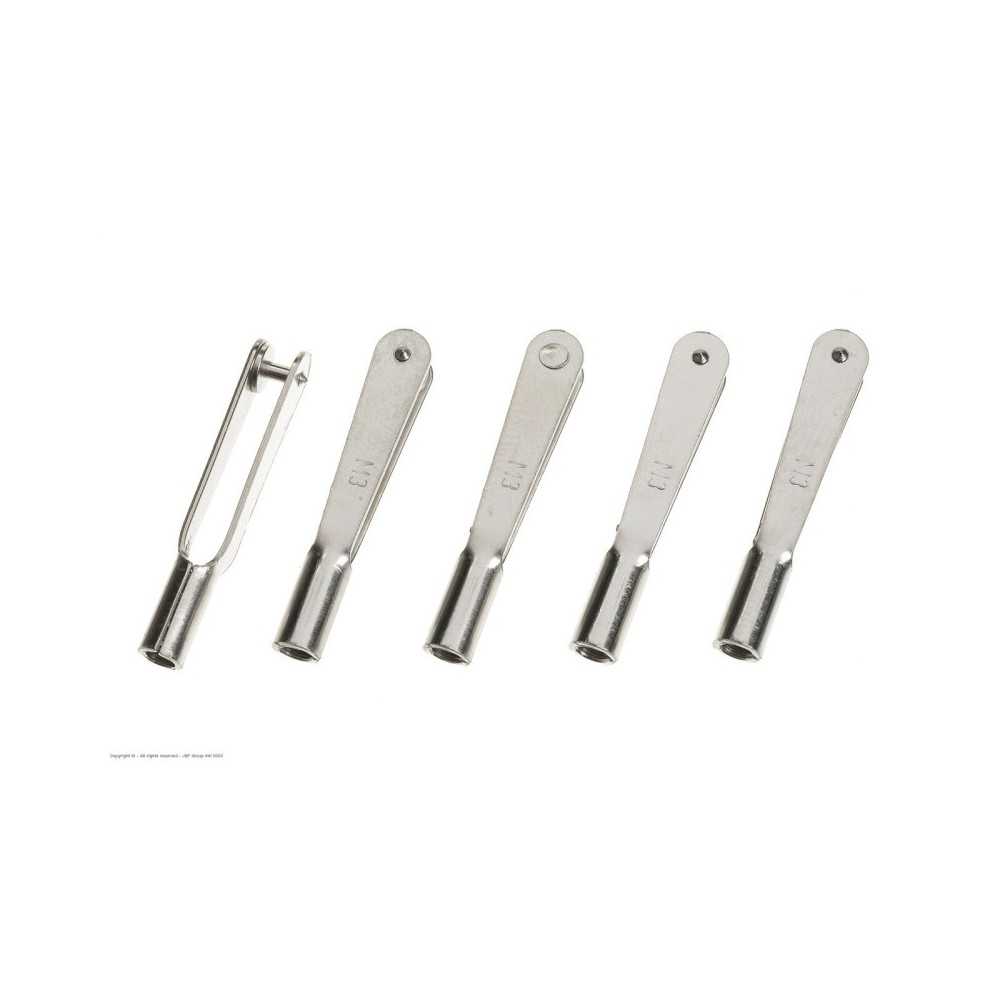 Revtec - Metal Clevis - M3 - 5 pcs GF-2109-003 Revtec - Metal Clevis - M3 - 5 pcs GF-2109-003