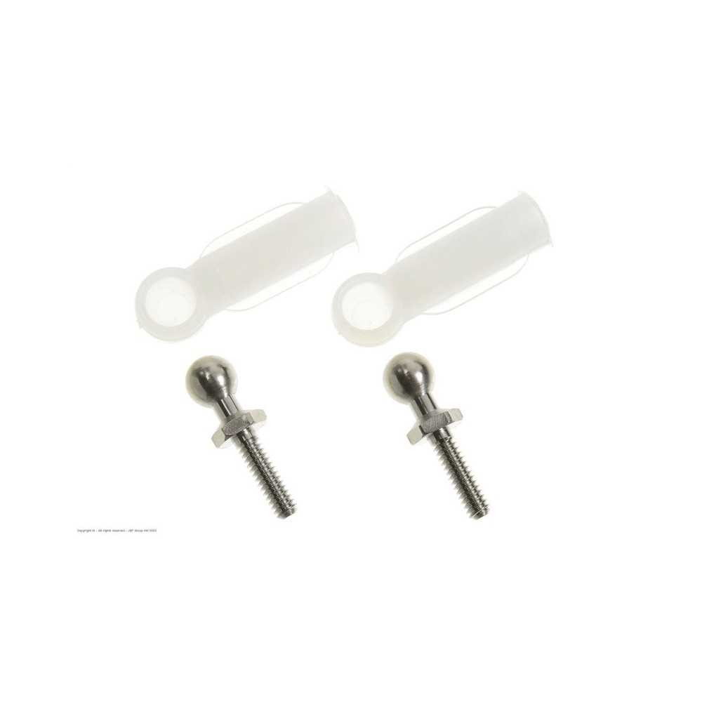 Revtec - Nylon Ball Link - M2 - M2 Short Ball - 2 pcs GF-2140-003 Revtec - Nylon Ball Link - M2 - M2 Short Ball - 2 pcs GF-2140-003