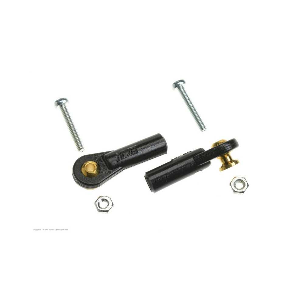 Revtec - Nylon Ball Link - M2 - Medium - M2 Ball - 2 pcs GF-2143-001 Revtec - Nylon Ball Link - M2 - Medium - M2 Ball - 2 pcs GF-2143-001