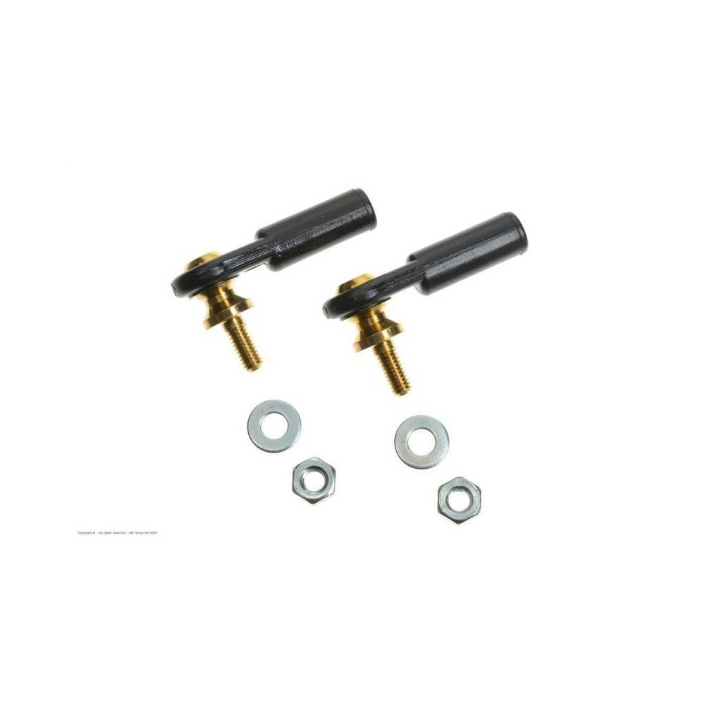 Revtec - Nylon Ball Link - M3 - Large - M3 Short Ball - 2 pcs GF-2144-001 Revtec - Nylon Ball Link - M3 - Large - M3 Short Ball - 2 pcs GF-2144-001