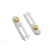 Revtec - Nylon Clevis w/ Locking Screw - Wires Up To Dia. 2mm - 2 pcs GF-2107-003