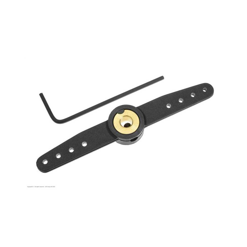 Revtec - Nylon Steering Arm - Double - 66mm - Shaft Dia. 4mm - 1 pc GF-2132-001 Revtec - Nylon Steering Arm - Double - 66mm - Shaft Dia. 4mm - 1 pc GF-2132-001