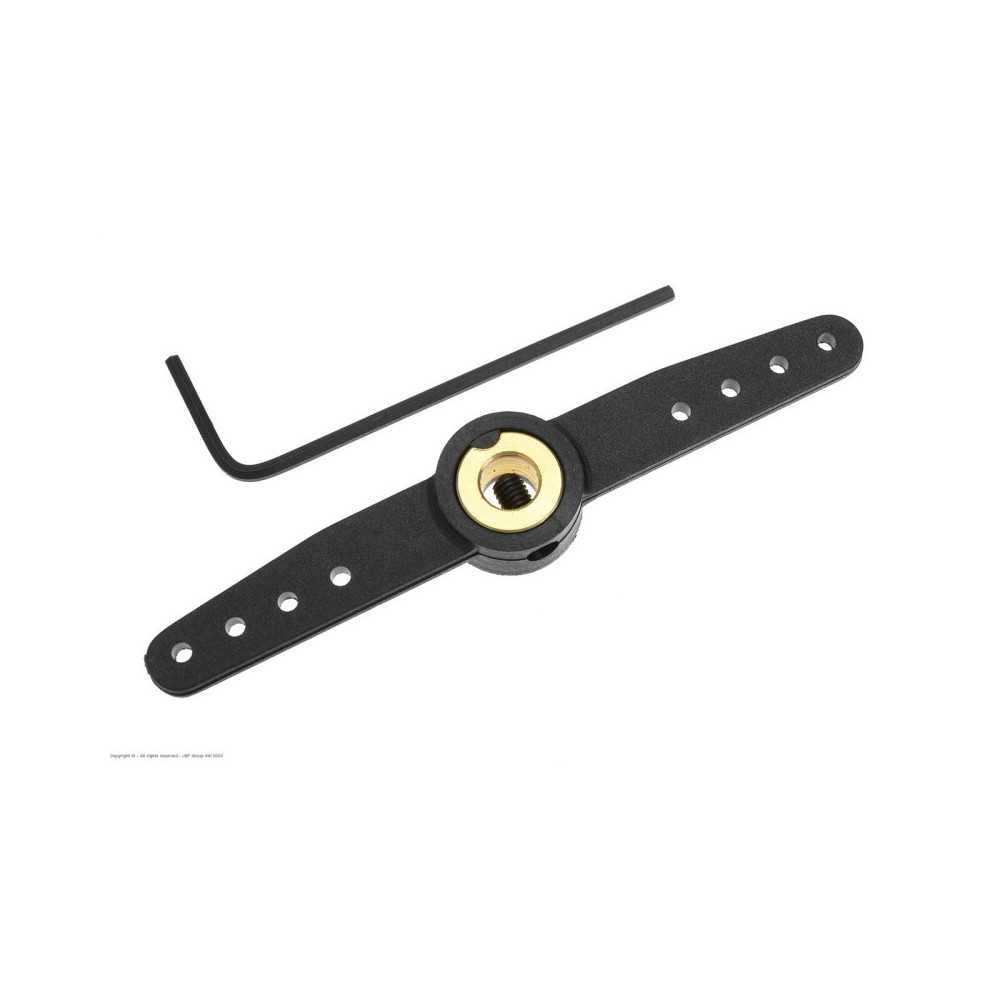Revtec - Nylon Steering Arm - Double - 66mm - Shaft Dia. 5mm - 1 pc GF-2132-002 Revtec - Nylon Steering Arm - Double - 66mm - Shaft Dia. 5mm - 1 pc GF-2132-002