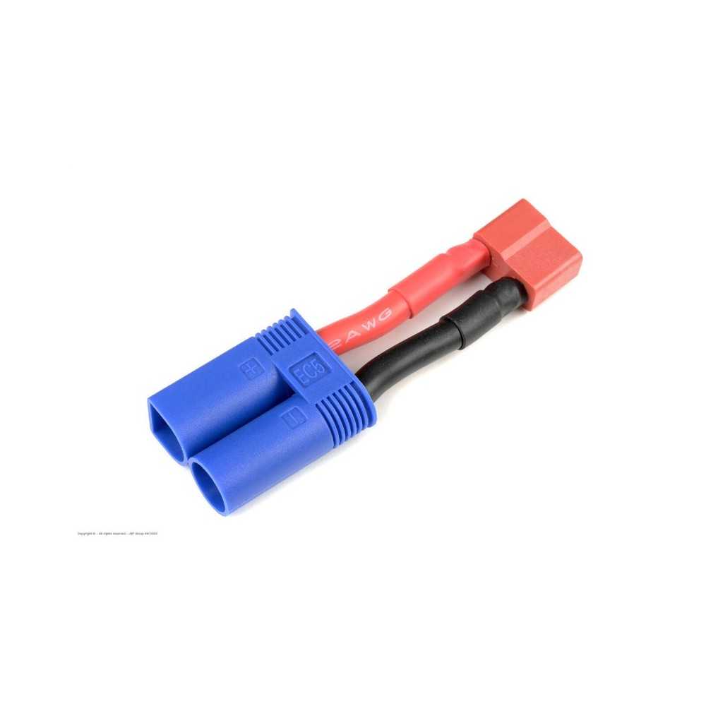 Revtec - Power Adapter Lead - Deans Plug EC-5 Plug - 12AWG Silicone Wire - 1 pc GF-1301-091