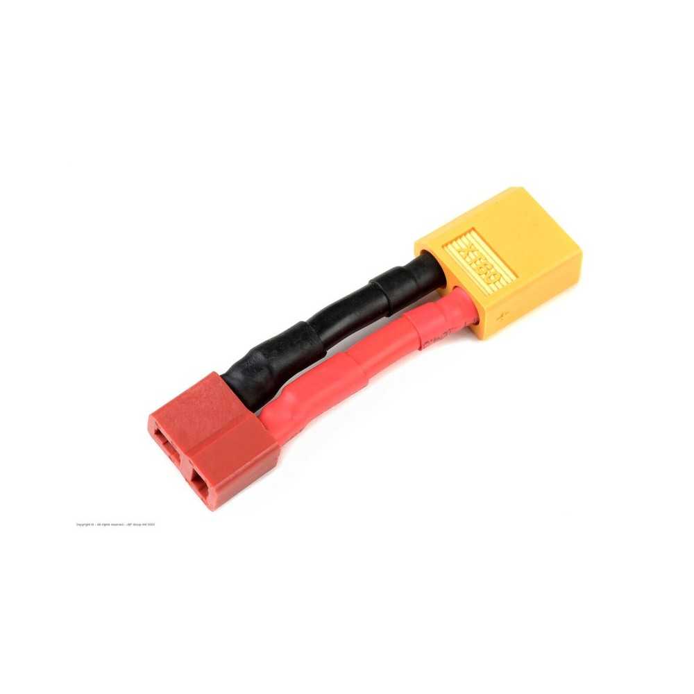 Adaptador de alimentación Deans a XT60 12AWG Revtec GF-1301-088 Adaptador de alimentación Deans a XT60 12AWG Revtec GF-1301-088