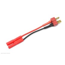 Revtec - Power Adapter Lead - Deans Socket 2mm Gold Connector - 14AWG Silicone Wire - 1 pc GF-1300-071