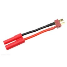 Revtec - Power Adapter Lead - Deans Socket 4mm Gold Connector - 14AWG Silicone Wire - 1 pc GF-1300-070
