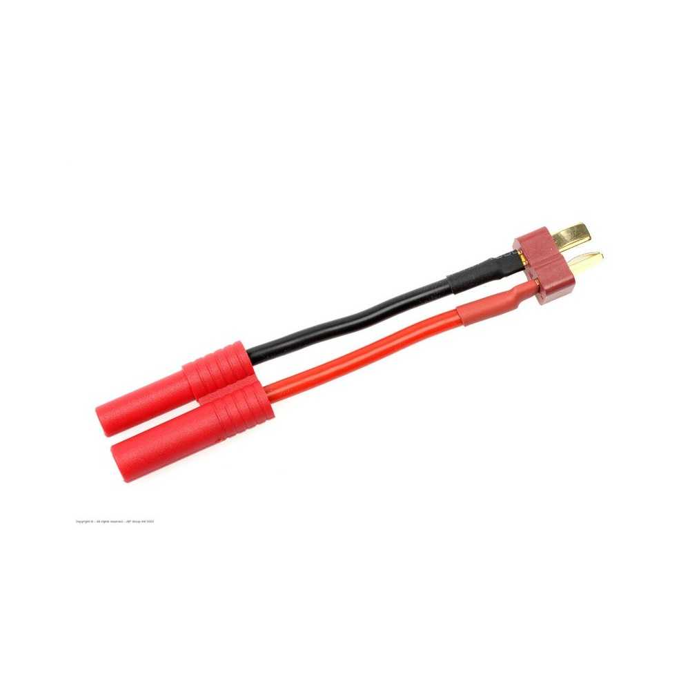 Revtec - Power Adapter Lead - Deans Socket 4mm Gold Connector - 14AWG Silicone Wire - 1 pc GF-1300-070