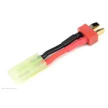 Revtec - Power Adapter Lead - Deans Socket Mini Tamiya Plug - 16AWG Silicone Wire - 1 pc GF-1301-007