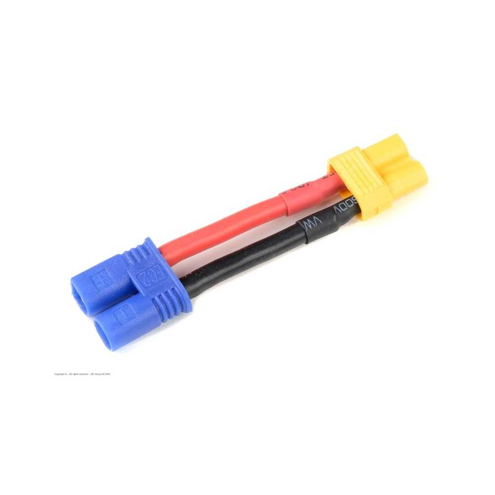Revtec - Power Adapter Lead - EC-2 Plug XT-30 Socket - 14AWG Silicone Wire - 1 pc GF-1301-093