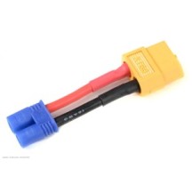 Revtec - Power Adapter Lead - EC-2 Plug XT-60 Socket - 14AWG Silicone Wire - 1 pc GF-1301-094