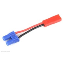Revtec - Power Adapter Lead - EC-2 Socket BEC Plug - 20AWG Silicone Wire - 1 pc GF-1301-097